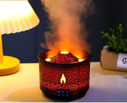Lumea Volcano Flame Diffuser β Aromatherapy, Humidifier & Ambient Light