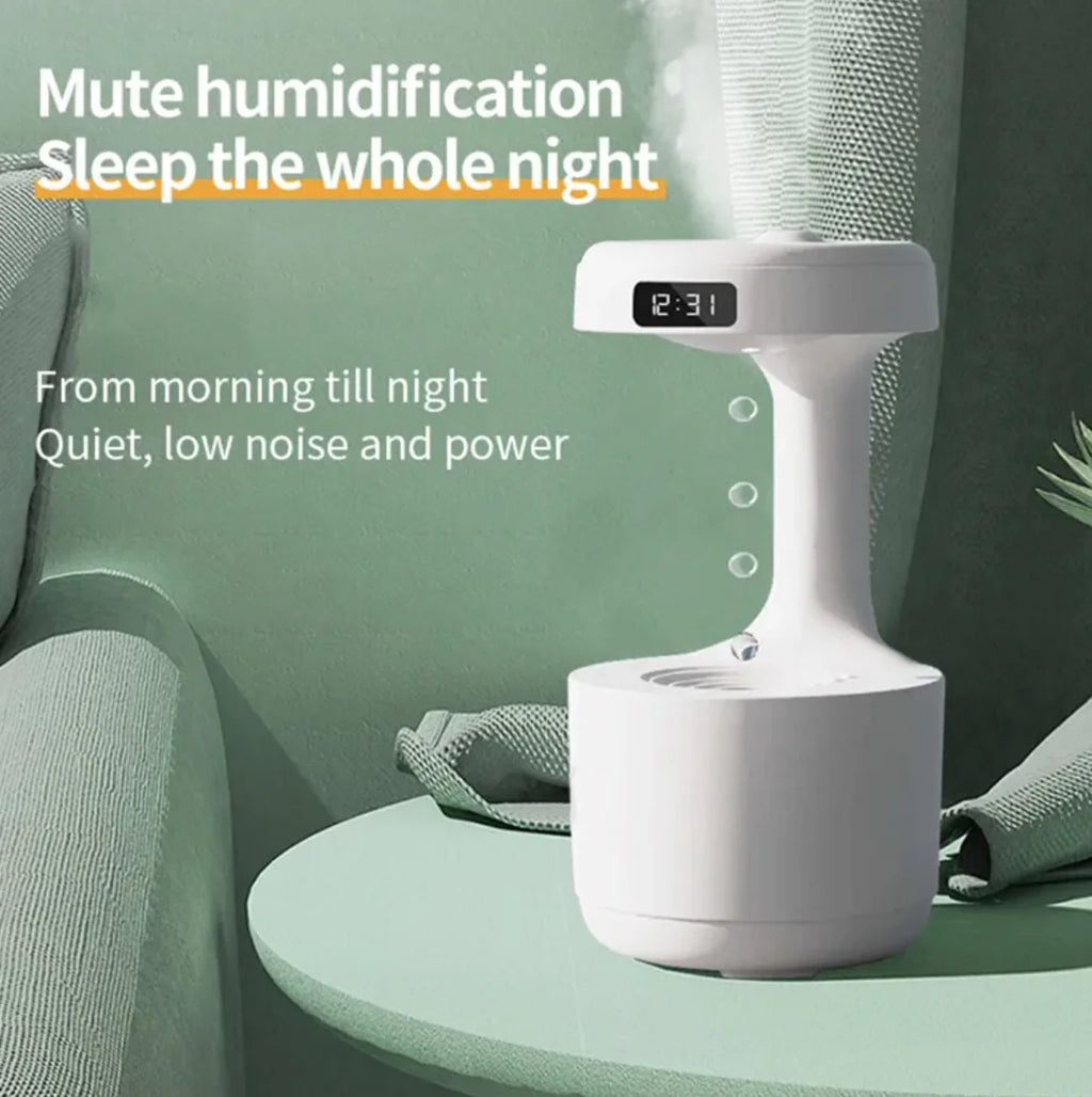 Lumea Anti-Gravity Humidifier with Clock & Aroma Diffuser