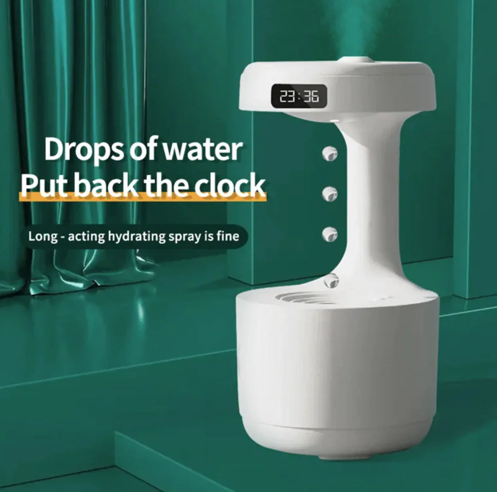Lumea Anti-Gravity Humidifier with Clock & Aroma Diffuser